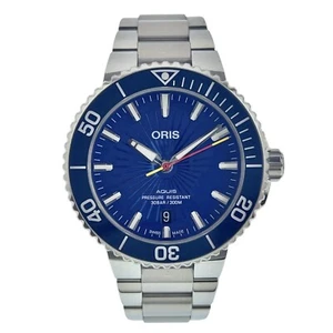 Oris Aquis Sun Wukong Stainless Steel Blue Dial 41.5mm Automatic Men Watch 7766 - Picture 1 of 11