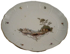Antique 18thC Ludwigsburg Porcelain Scenic Dish Plate Scene Porzellan Teller - Picture 1 of 9