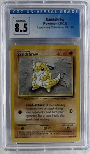 Sandshrew Pokémon (2002) Legendary Collection 91/110 CGC 8.5 NM/Mint+ - Picture 1 of 4