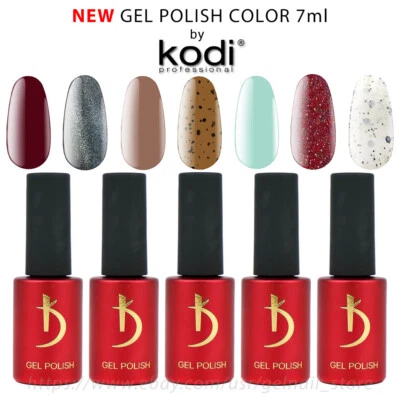 Kodi Professional - Gel Nail Polish Color 7ml. LED/UV French Shine Nude Glitter