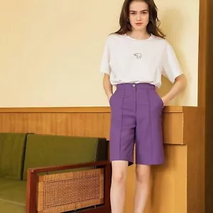 J.ING Jing Burlington Orchid Bermuda Cargo Shorts - NWT Women Shorts Size XS - Picture 1 of 5