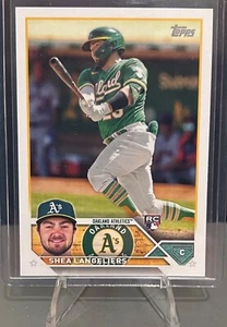 Shea Langeliers 2023 Topps Series One RC #127 Oakland Athletics - Picture 1 of 2