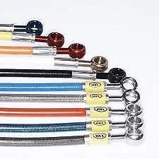 YELLOW Suzuki GSXR600 L1-L5 2011 2015   HEL REAR BRAKE LINE HOSE - Image 1 of 2