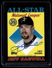 Jeff Bagwell 2023 Topps Series 2 1988 Star Black Autograph Card 28/50 #88ASA-JB