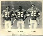 1983 Press Photo Wisconsin Football Players J Alder Marvin Neal And J Hein