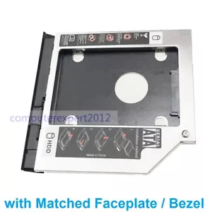 Bezel 2nd HDD SSD Hard Drive Caddy Adapter for Lenovo V310-14 ISK IKB IBR AST - Picture 1 of 8