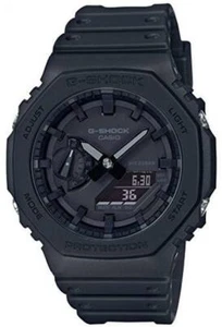 New Casio G-SHOCK carbon core guard GA-2100-1A1JF ALL BLACK Japan - Picture 1 of 6