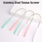 Breath Stainless Steel Scraper Tongue Cleaner Operational Safety Oral Hygiene