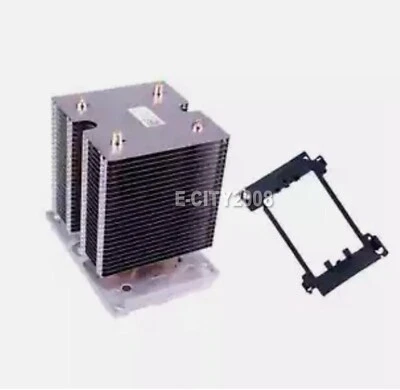 Dell PowerEdge T440 T640 CPU Heatsink 0489KP With Black Plastic Bracket 489KP - Image 1 of 4