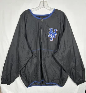 Chaqueta cortavientos de béisbol Majestic New York Mets MLB talla XXL para hombre - Imagen 1 de 7