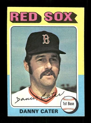 1975 Topps Mini 645 Danny Cater EX Red Sox BXCP53 - Image 1 of 2