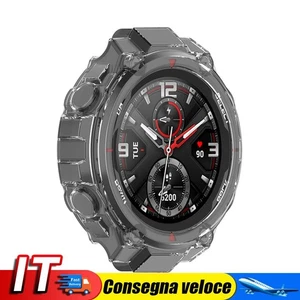 Transparent TPU Smart Watch Cover for Huami Amazfit T-Rex PRO/T-Rex (White) - Zdjęcie 1 z 8