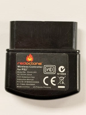 Playstation 2 Guitar Hero (Red Octane 95449.805) Wireless Dongle Receiver *Works - Image 1 of 4