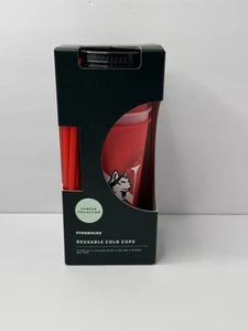 Starbucks Campus Collection N Eastern University Huskies Cold Cups 24oz New - Picture 1 of 10