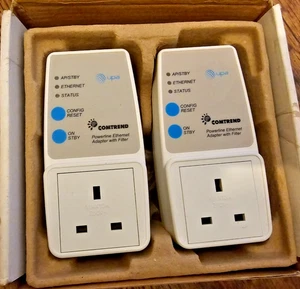 2 x Comtrend PowerGrid 902  Powerline Ethernet Adaptor - Picture 1 of 3