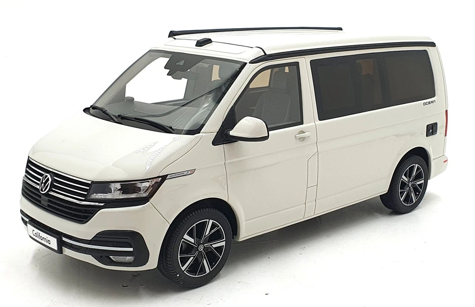 Modelos Otto escala 1/18 resina OT488 - Volkswagen T6.1 California Ocean - blanco Foto 1 de 4