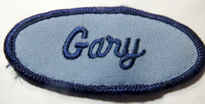 Gary Name Patch Mechanics Garage Gas Station  Vintage Automobile (1) Patch - Picture 1 of 4