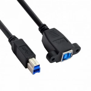 CY Cable Super Speed USB 3.0 Back Panel Mount B Female to Male B Type Extensi... - Picture 1 of 9
