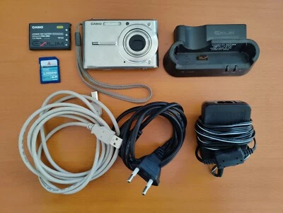 Casio Exilim EX-S600 silber Digitalkamera 6 MP - Bild 1 von 4