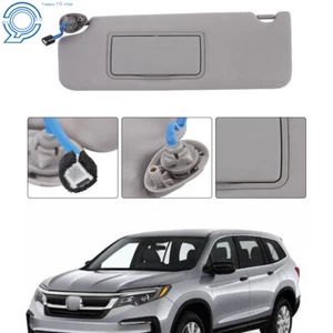 For 2017-21 Honda Pilot 18-20 Honda Ridgeline Sun Visor Driver Left W/Light Gray - Picture 1 of 20