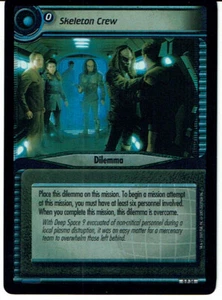 STAR TREK CCG 2E PROMO CARD 0P34 SKELETON CREW lp - Picture 1 of 1