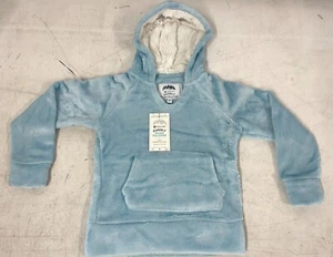 Member's Mark SOFT Cuddly Plush BLUE SPARKLE Pullover Hoodie Kids [CHOOSE SIZE] - Picture 1 of 3