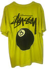 Stussy T Shirt Size M Green 8 Ball