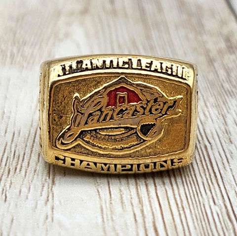 2006 Atlantic League Champions Ring Lancaster Barnstormers #1 Fan Size 9.5 SGA Cover
