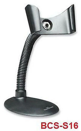 Soporte de cuello de ganso con código de barras, negro, BCS-S16 Foto 1 de 1