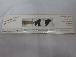 TELAIO LEGNO MARIA GIO' RETTANGOLARE + 2 AGHI IN PLASTICA - Foto 1 di 1