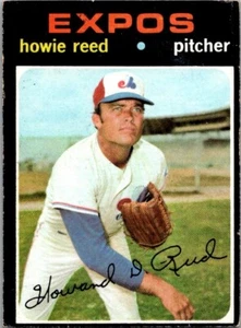 1971 Topps #398 Howie Reed Montreal Expos Very Good - Picture 1 of 2