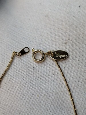 Cadena Lia Sophia 18" tono oro - aprox 1 mm   Foto 1 de 4