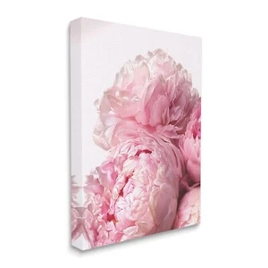 Blush Pink Peonies Florals Blooming Over White - Picture 1 of 6