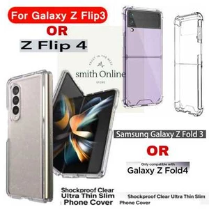 For Samsung Galaxy Z Fold 4 &Flip 5/4 Transparent Ultra Thin Lightweight Case - Picture 1 of 2
