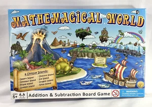 Mathemagical World Addition Subtraction Mind Inventions Board Game Complete - Picture 1 of 12