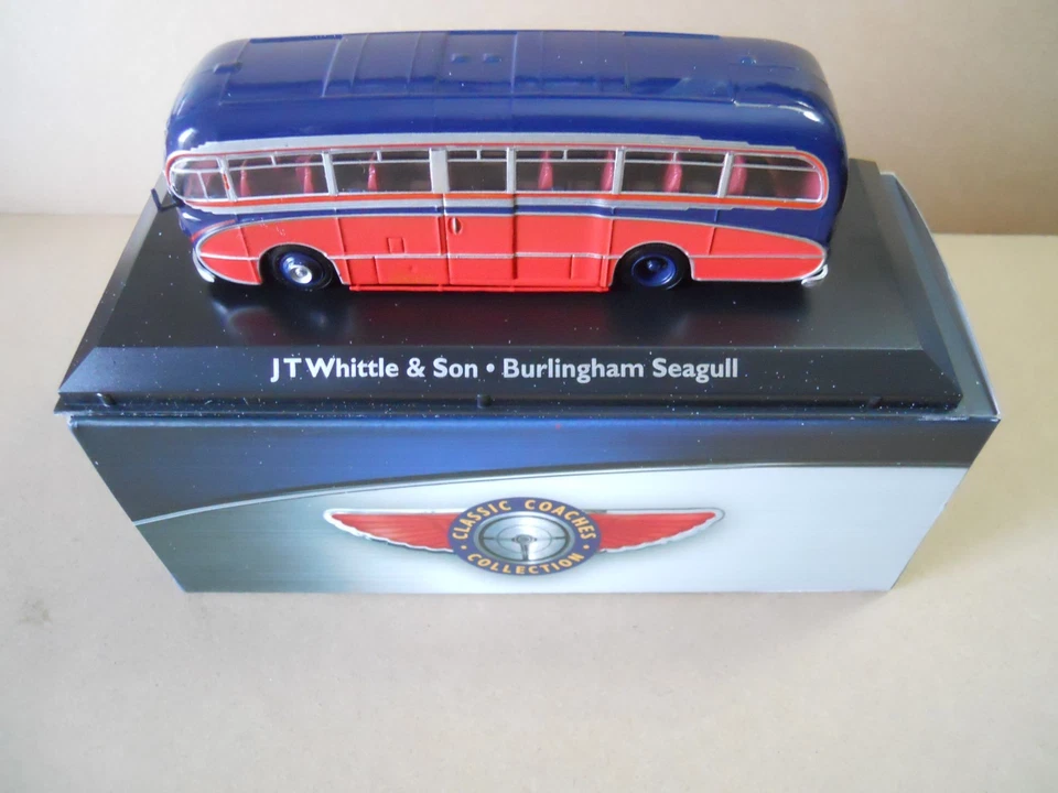 AUTOBUS PULLMAN 1/72 ATLAS BUS DIECAST COACHES #101 BURLINGHAM SEAGULL  - Immagine 1 di 1
