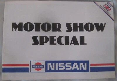 1984 Motor Show Special Nissan Range Brochure Publication No. S24.250mF927.7.84 - Image 1 of 4