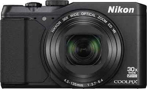 Nikon Coolpix S9900 Digital Camera Black 16.0 MP 30x Optical Zoom - 100% Working - Picture 1 of 6