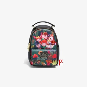 Mini Mochila Loungefly Disney Peter Pan Tinker Bell and Lost Boys Jungle Forest - Imagen 1 de 5