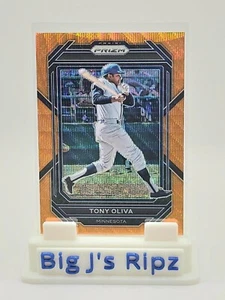 2023 Panini Prizm Baseball Orange Wave Tony Oliva 45/50 - Bild 1 von 2