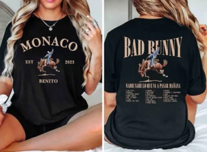 Bad Bunny Nadie Sabe Shirt,Sweatshirt,Hoodie,Bad Bunny Tour TShirt,1684332105 - Picture 1 of 3