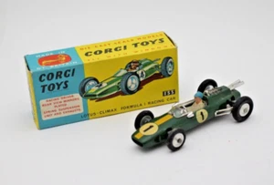 Corgi Car Toys Lotus-Climax Formula 1 Racing Car Model 155 Original In Box Green - Picture 1 of 5
