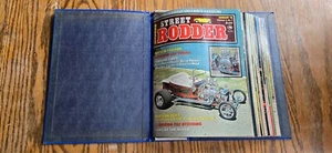 Street Rodder Magazine Lot of 12 (1975) in Binder w/Decals - Imagen 1 de 17