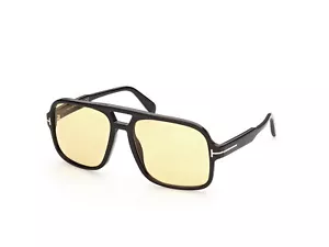 TOM FORD Sonnenbrillen FT0884 Falconer-02 01E Schwarz Braun Herren - Bild 1 von 4