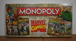 MONOPOLY | MARVEL COMICS COLLECTORS EDITION | SEALED | 6 COLLECTORS TOKENS! - Picture 1 of 3