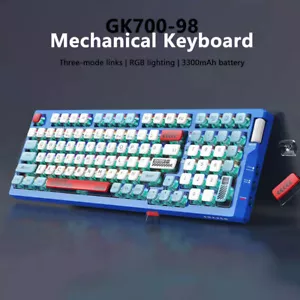 Lenovo Erazer GK700-98 Tri-mode Bluetooth Wireless RGB Game Mechanical Keyboard - Picture 1 of 13