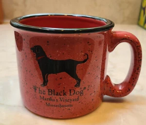 The Black Dog Campfire Mug Martha's Vineyard, MA - PINK Speckled Coffee Ceramic - Picture 1 of 8