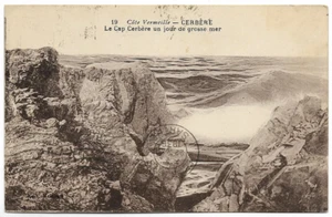 CPA " CERBÈRE - Le Cap Cerbère un jour de grosse mer - Imagen 1 de 2