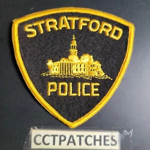STRATFORD, CONNECTICUT POLIZEI FILZ SCHULTERAUFNÄHER CT - Bild 1 von 2