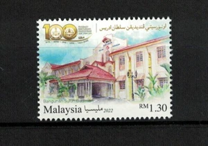 MALAYSIA 2022 100 YEARS SULTAN IDRIS UNIVERSITY OF EDUCATION COMP. SET 1 STAMP - Picture 1 of 3